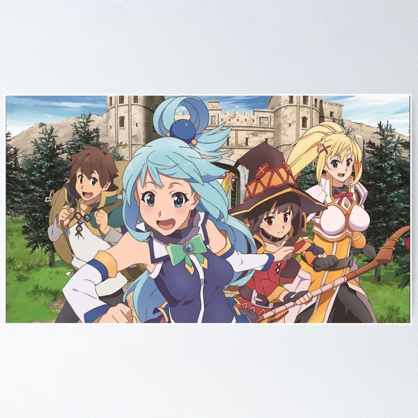 Anime Konosuba Poster Canvas Wall Art Posters Gifts Painting  20x30inch(50x75cm)
