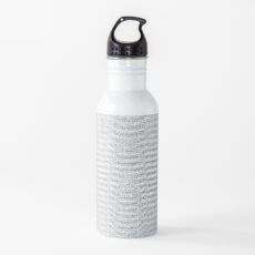 the entire shrek script Water Bottle