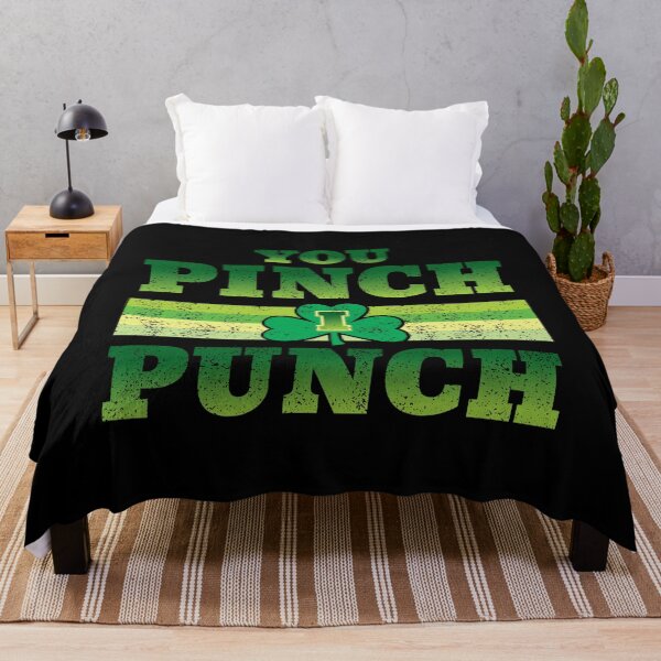 Item preview, You Pinch I Punch Funny St Patricks Day Shamrock print designed and sold by tronictees.