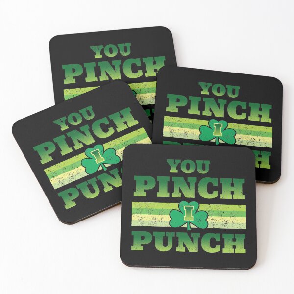 Item preview, You Pinch I Punch Funny St Patricks Day Shamrock print designed and sold by tronictees.