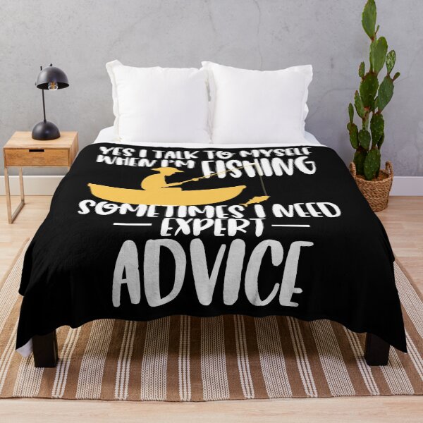 Item preview, Yes I Talk To Myself When Fishing Expert Funny Advice  graphic designed and sold by tronictees.