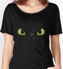 Toothless fiery eyes Women's Relaxed Fit T-Shirt