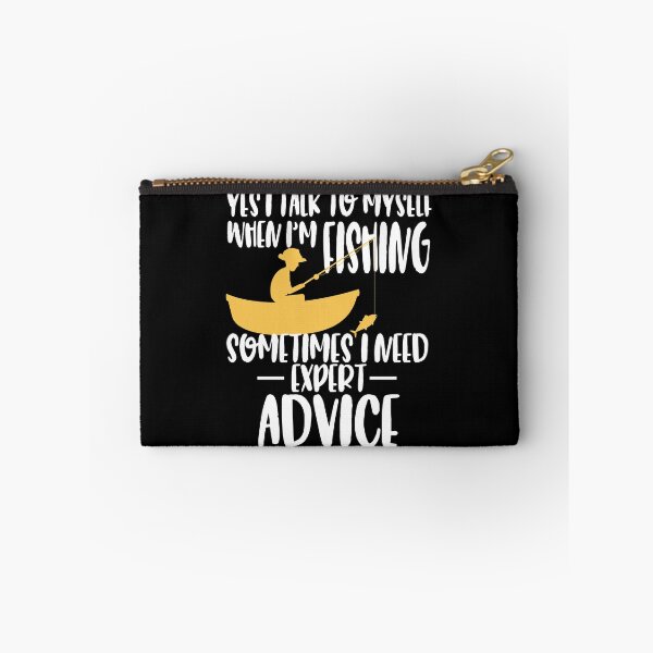 Item preview, Yes I Talk To Myself When Fishing Expert Funny Advice  graphic designed and sold by tronictees.
