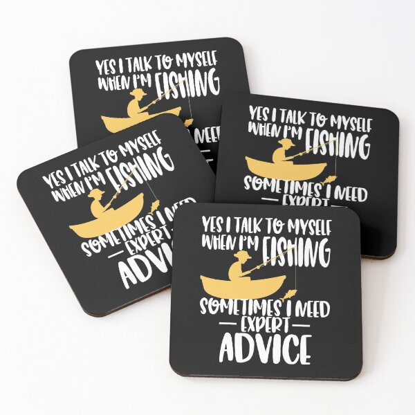 Item preview, Yes I Talk To Myself When Fishing Expert Funny Advice  graphic designed and sold by tronictees.