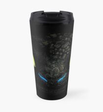 Toothless fiery eyes Travel Mug
