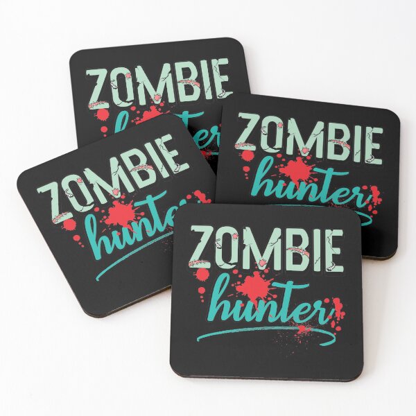 Item preview, Zombie Hunter Maggot Infested Blood Splatter Apocalypse design designed and sold by tronictees.