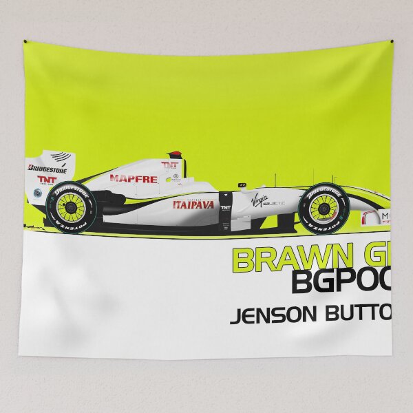 Item preview, Jenson Button Brawn BGP001 designed and sold by JageOwen.