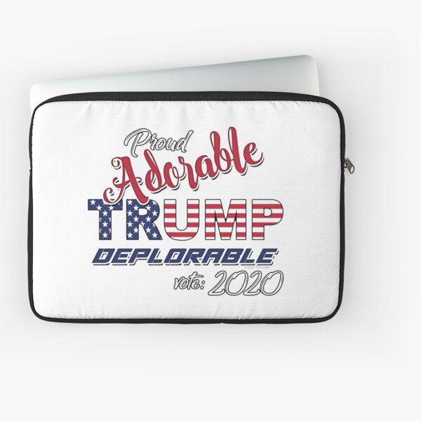2020 Adorable Deplorable | TRUMP SUPPORTER Laptop Sleeve