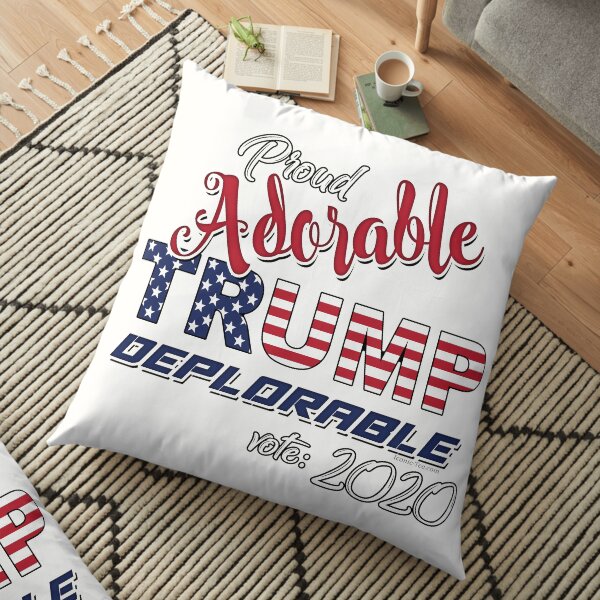 2020 Adorable Deplorable | TRUMP SUPPORTER Floor Pillow