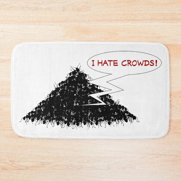 Item preview, I Hate Crowds! Anthill | schwarz | Statement designed and sold by un-artiges.