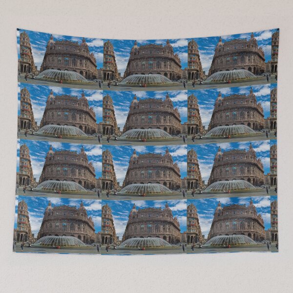 Item preview, Italy. Genoa. Piazza De Ferrari. designed and sold by vadim19.