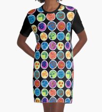 Petri Dishes Graphic T-Shirt Dress