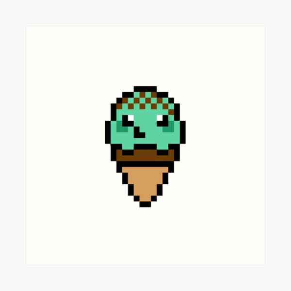 Ice Cream Pixel Art - Small \