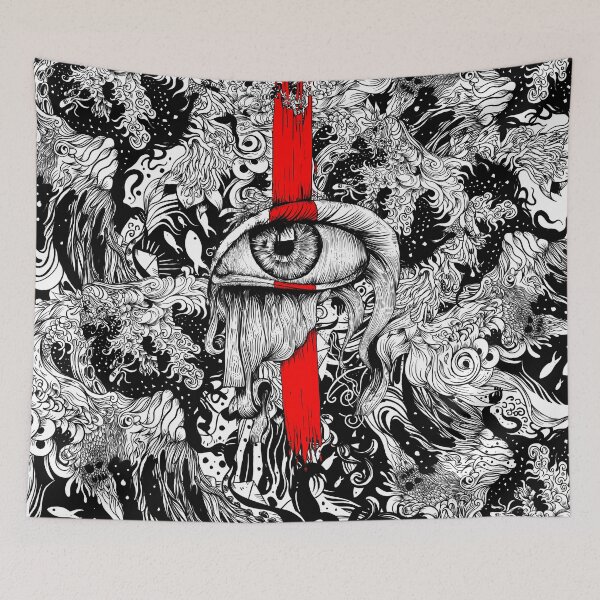 Item preview, Red inked Eye designed and sold by fakeface.