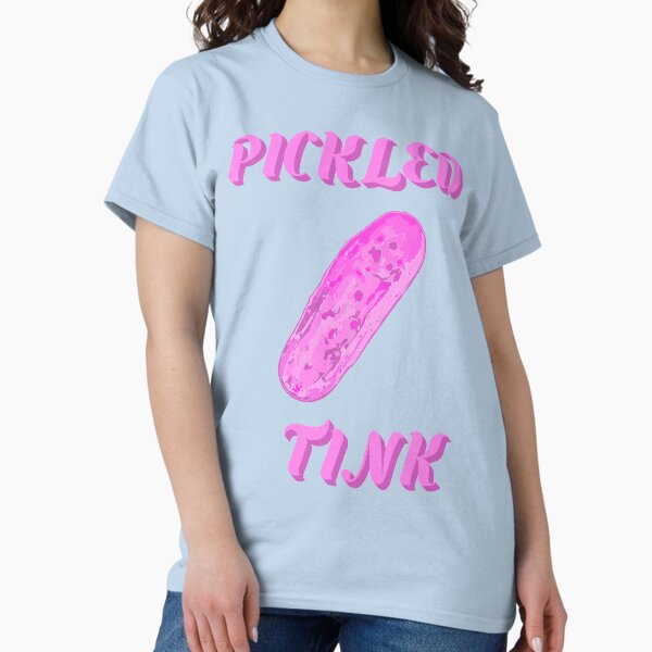 Artikel-Vorschau von Eingelegte Tink, Tickled Pink Wortspiel. Rosa Essiggurke, designt und verkauft von CharJens.