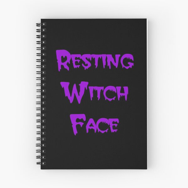 Item preview, Resting Witch Face in Purple designed and sold by Darcy777.