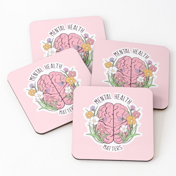 Item preview, Mental Health Matters Floral Quote Art designed and sold by Weyheycallie.