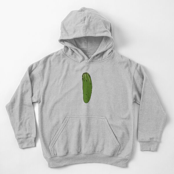 Green Pickles Cucumbers Kids Pullover Hoodie