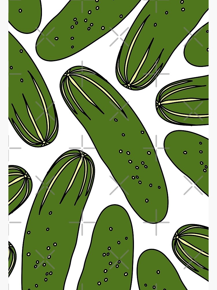 Green Pickles Cucumbers by notsniwart