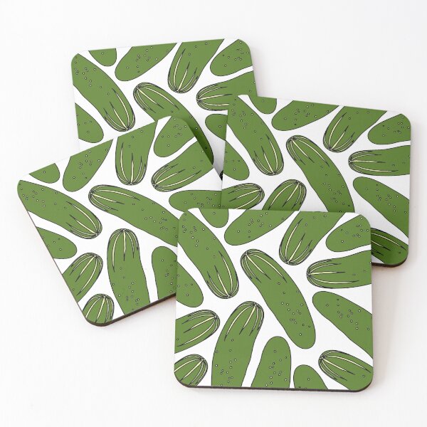 Item preview, Green Pickles Cucumbers designed and sold by NOTSNIW ART.