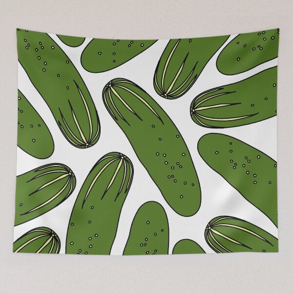 Item preview, Green Pickles Cucumbers designed and sold by NOTSNIW ART.