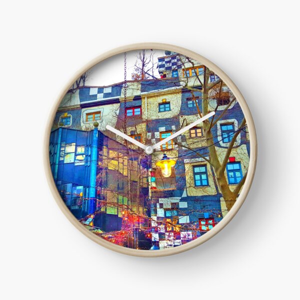 Hundertwasser Museum. Vienna. Austria Clock