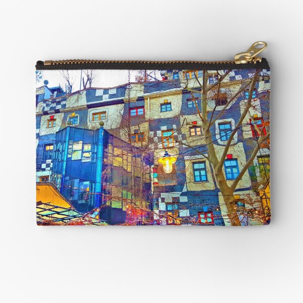 Hundertwasser Museum. Vienna. Austria Zipper Pouch