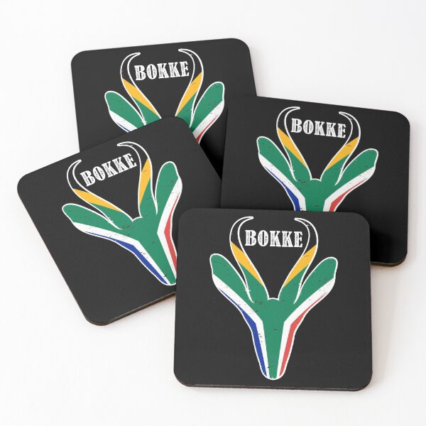 Item preview, Springbok Face Bokke South Africa Flag designed and sold by d247.