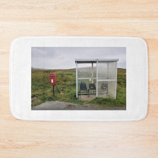 Item preview, Postbox and bus stop near Kilmuir, Isle of Skye designed and sold by Richard Flint.