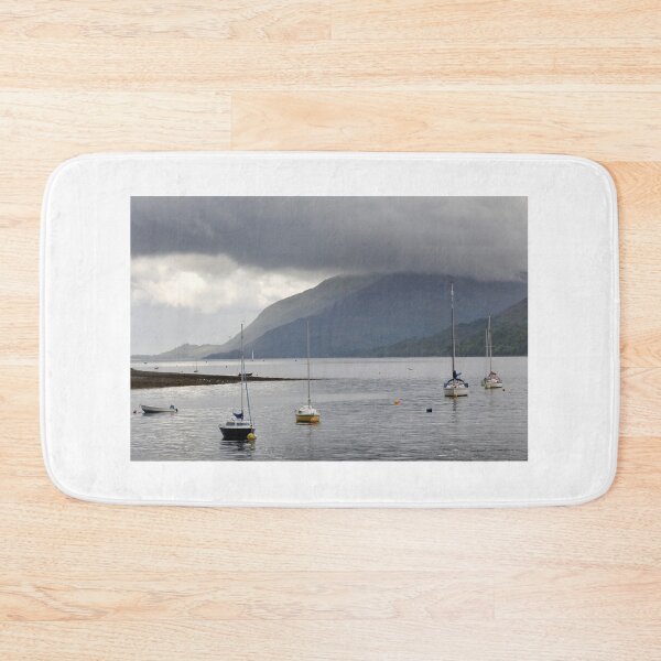 Item preview, Boats moored in the harbour at Fort William, Scotland designed and sold by Richard Flint.