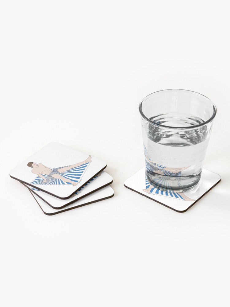 Alternate view of Sunbather Coasters (Set of 4)