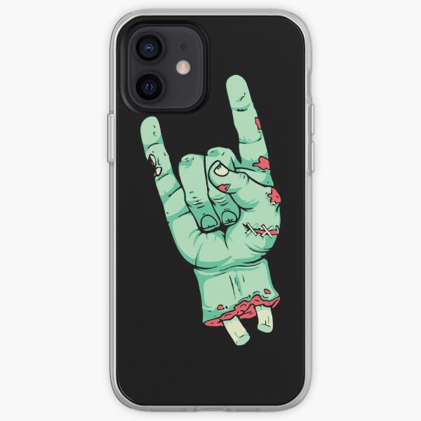 Hard Rock Zombie Horn Hand iPhone Soft Case