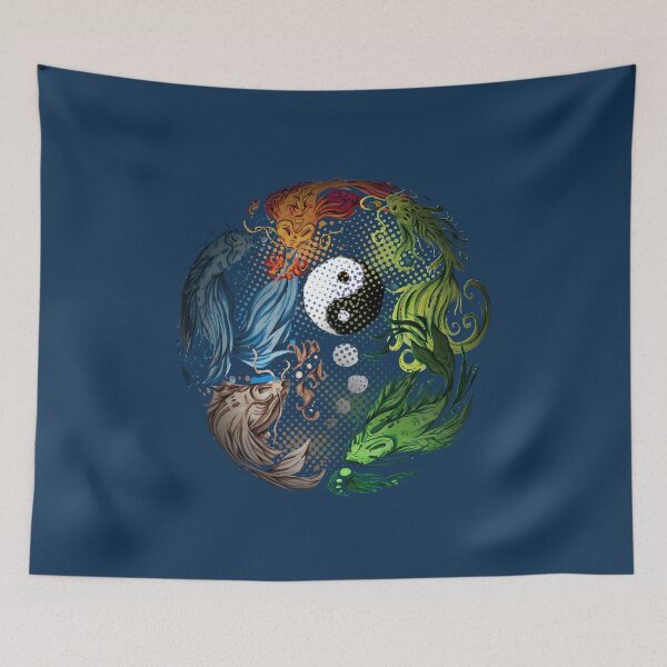Item preview, Yin Yang with Koi Fish Tai Chi designed and sold by Tansie Stephens.