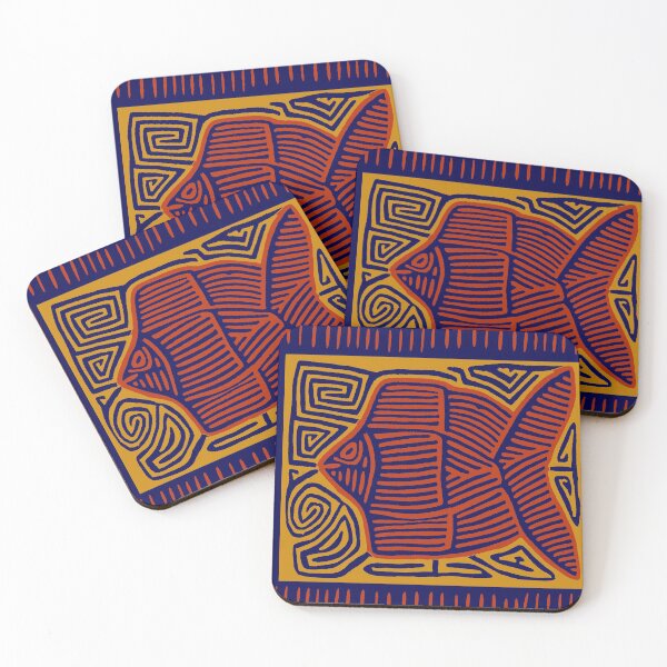 Item preview, KUNA INDIAN PESCADO designed and sold by ESPRIT MYSTIQUE.
