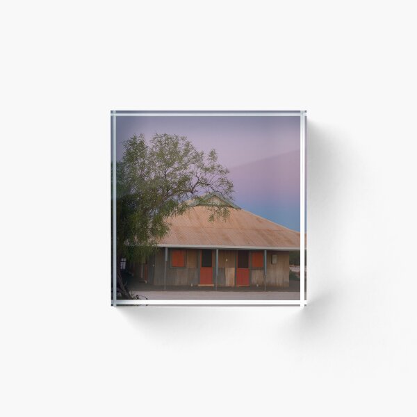 Item preview, Outback Shearers Quarters at Sunrise designed and sold by Leonie Mac Lean.