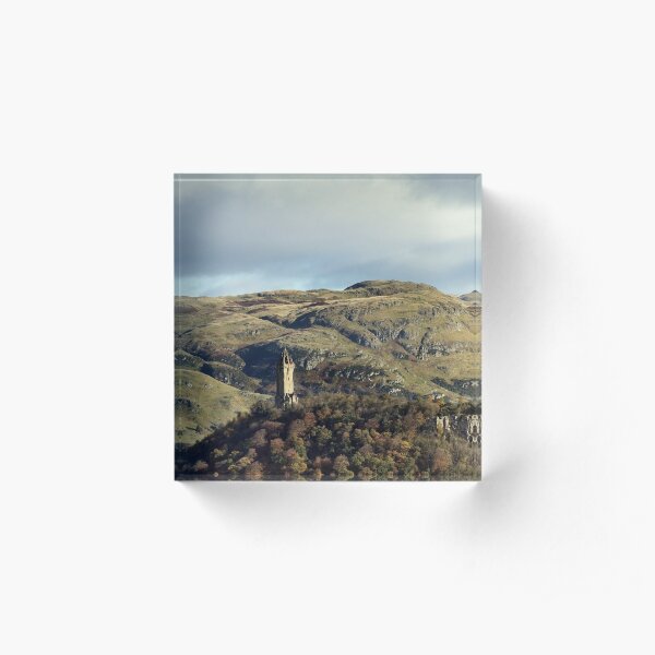 The National Wallace Monument - Stirling, Scotland Acrylic Block