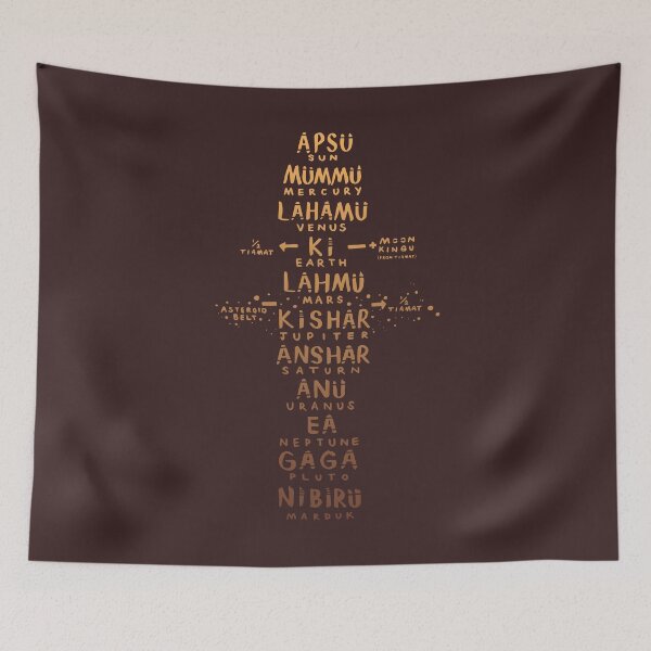 Item preview, Sumerian Solar System | 12 Planets designed and sold by Tansie Stephens.
