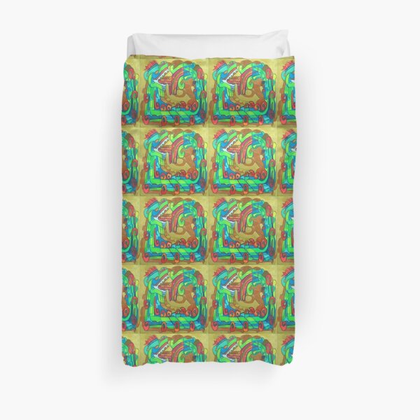 Xiuhcoatl Duvet Cover