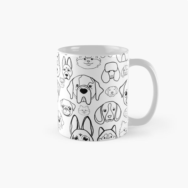 Item preview, Dog face pattern designed and sold by sgrun.
