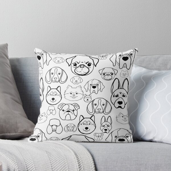 Item preview, Dog face pattern designed and sold by sgrun.