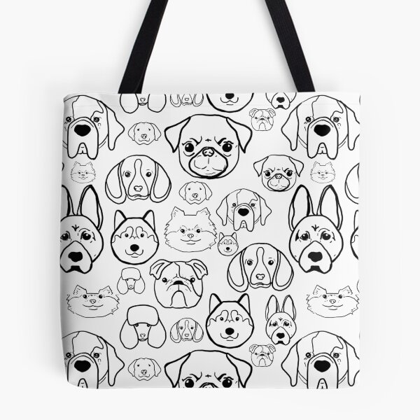 Item preview, Dog face pattern designed and sold by sgrun.