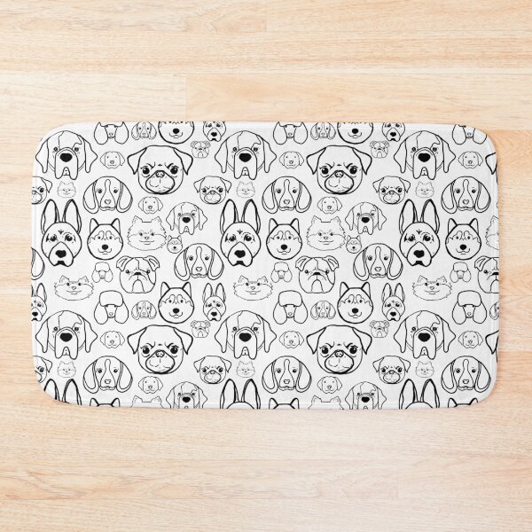Item preview, Dog face pattern designed and sold by sgrun.