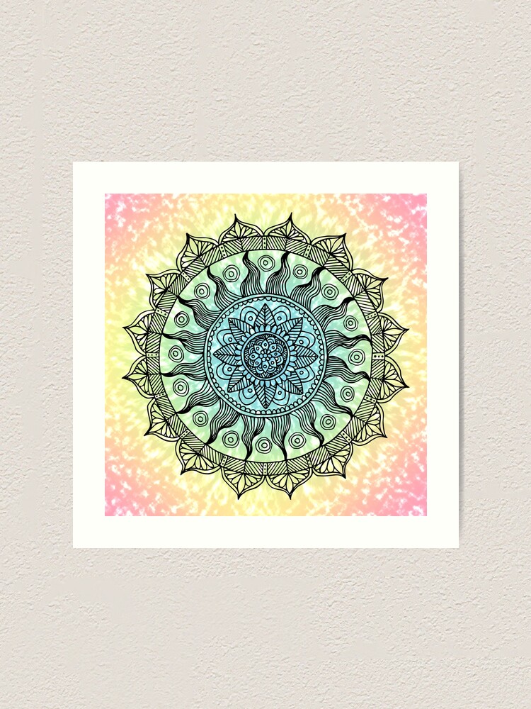 Hippy Tie Dye Mandala