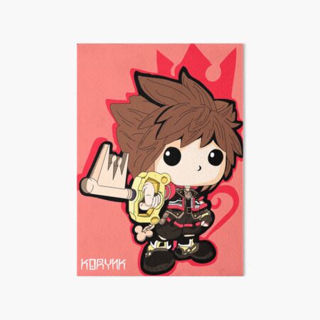Vista previa del artículo con la obra «Kingdom Hearts Funko Sora», diseñado y vendido por koryynk.