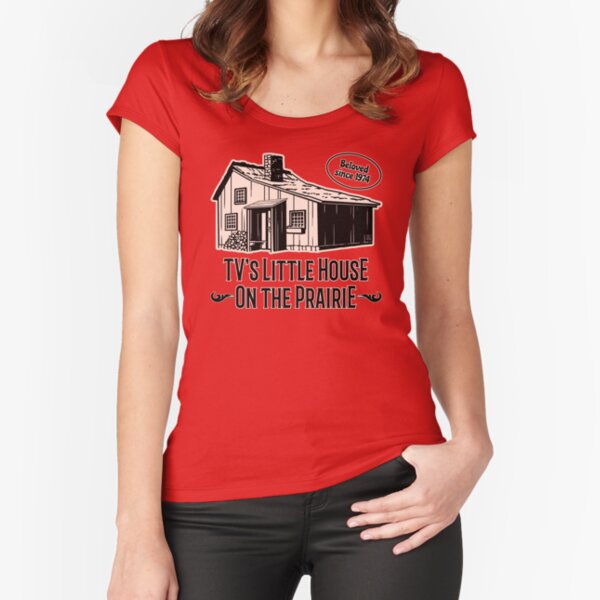 Petite Maison Prairie 70's Noir T-shirt échancré