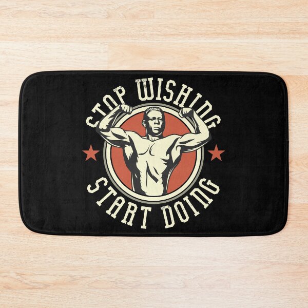 Item preview, Stop Wishing Start Doing Vintage Physical Culturist Art Deco Bodybuildiner designed and sold by 108dragons.