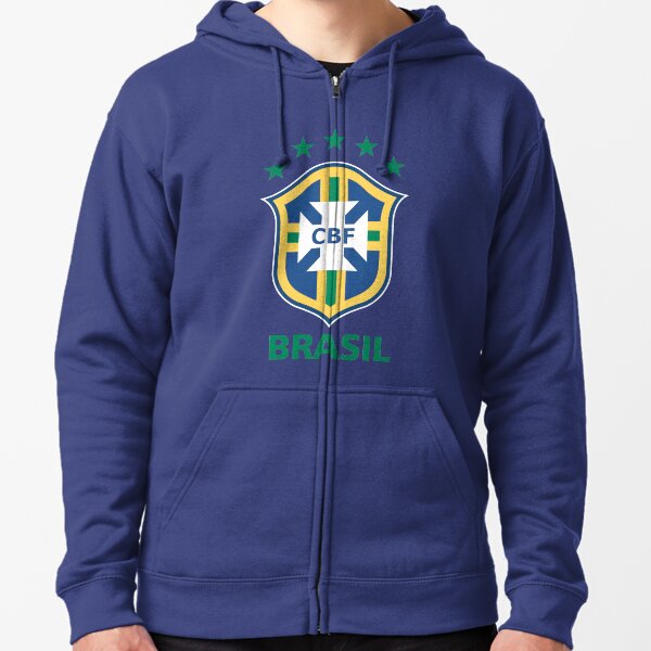 Logo-Brasil Brasil Cbf Equipo Nacional Logo sudadera de manga