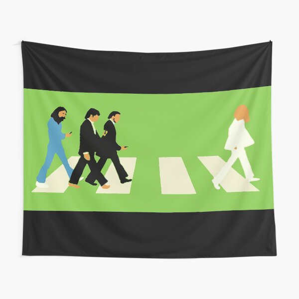 Beatles Walking Crosswalk Tapestry