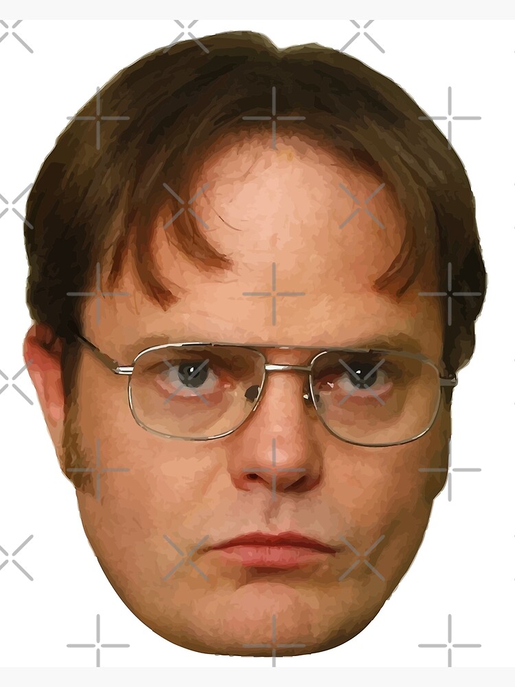 Dwight Schrute Face Photographic Print For Sale By Gloriouswax Redbubble 