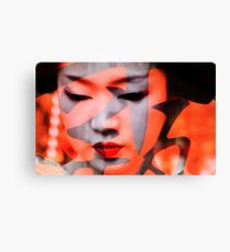 Geisha moderne Canvas Print
